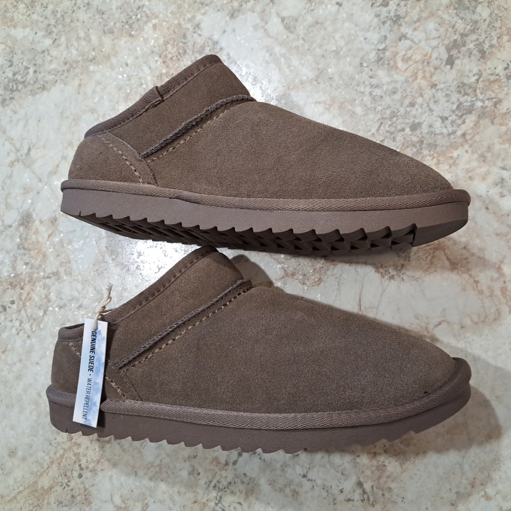 NWOB CUSHIONAIRE Women's Brown Genuine Suede Slip-On Clogs Sz 11 - Picture 5 of 11